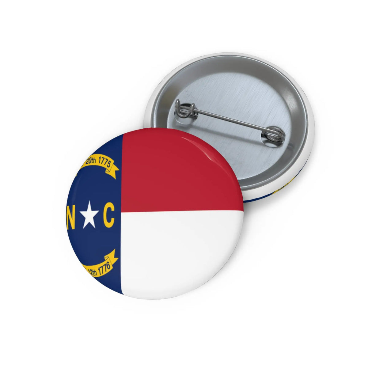 Pin’s drapeau caroline du nord émail attache métal