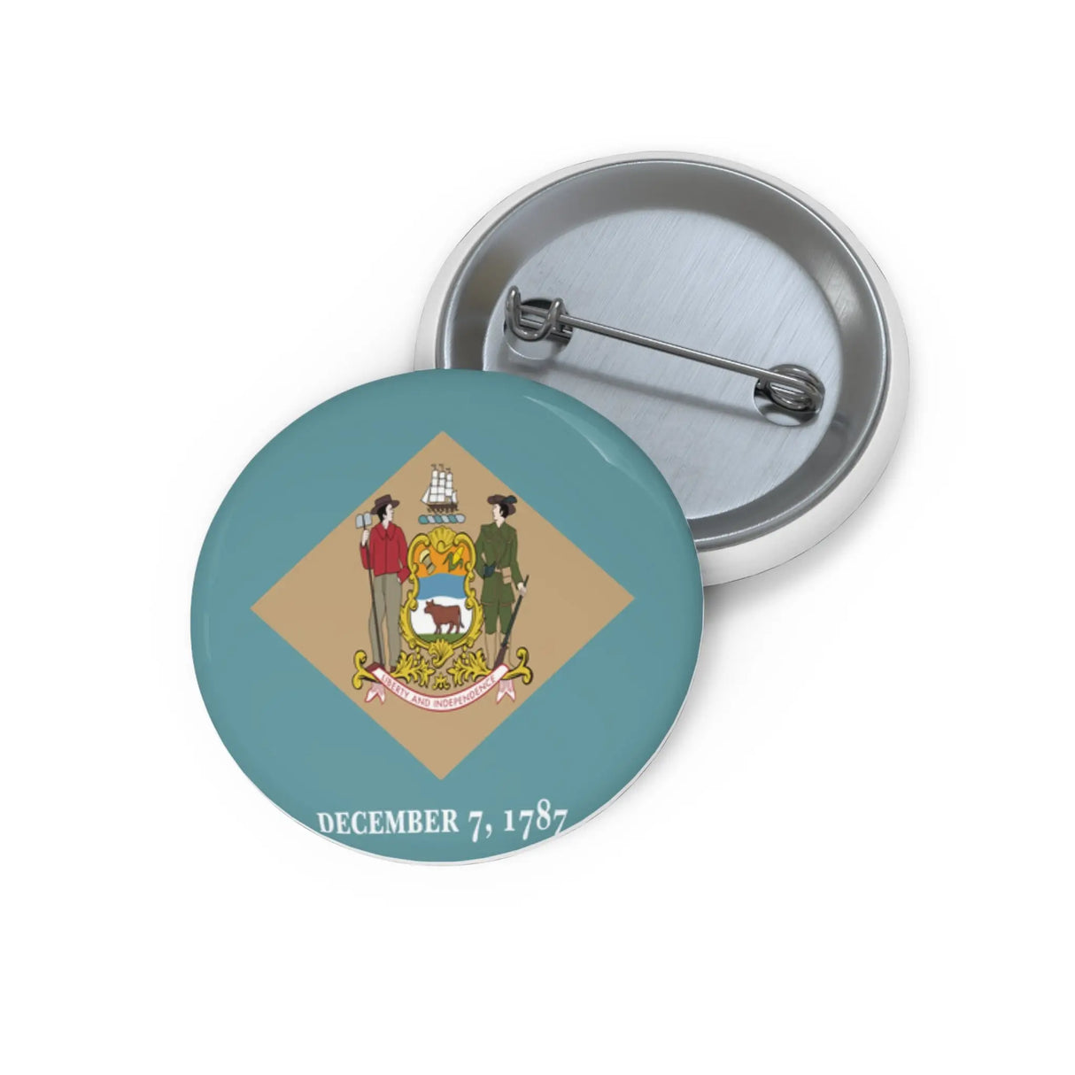 Pin’s drapeau delaware émail attache métal élégant