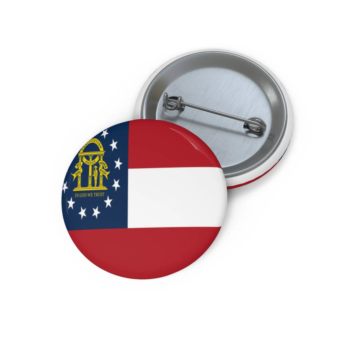 Pin’s drapeau géorgie émail attache métal rond