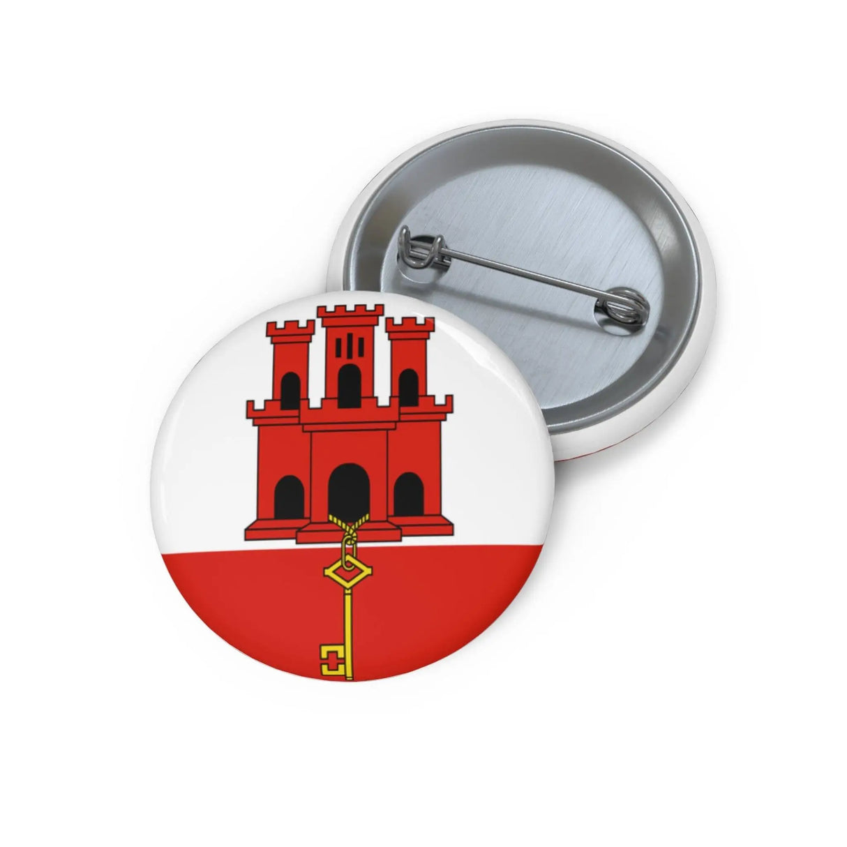 Pins drapeau gibraltar émail attache métal élégant