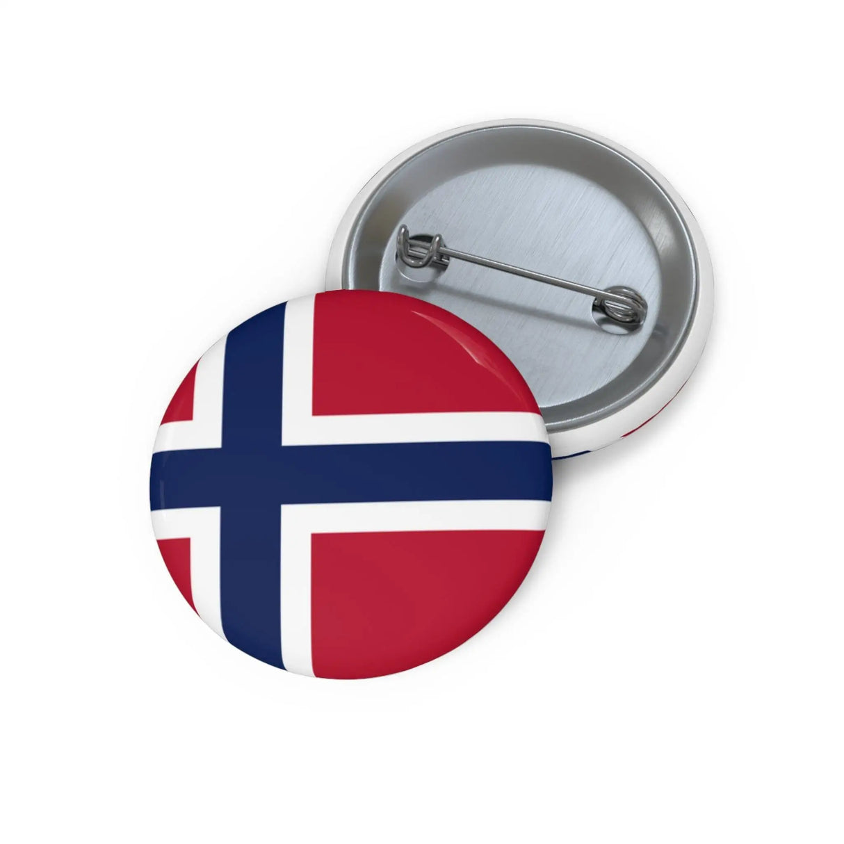 Pin’s drapeau île bouvet émail attache métal ronde