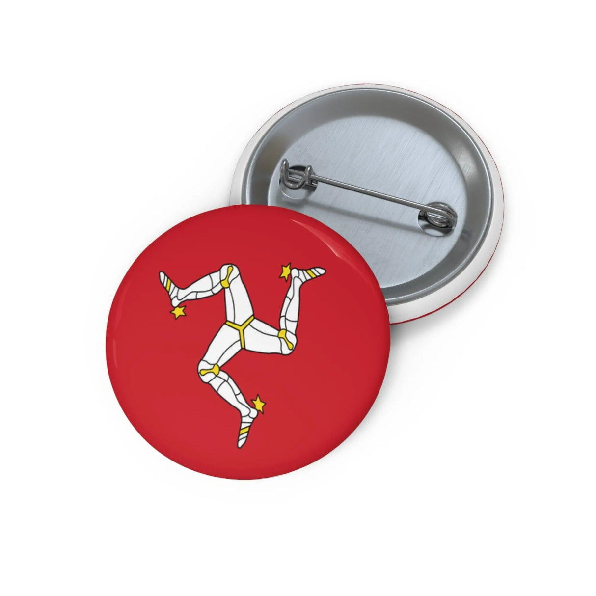 Pin’s drapeau île de man émail attache métal rouge