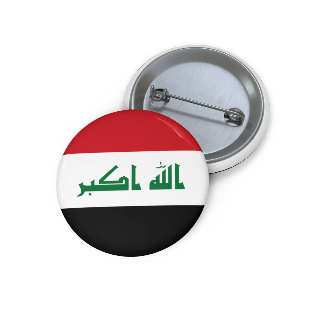Pin’s drapeau irak émail rond attache métal robustesse