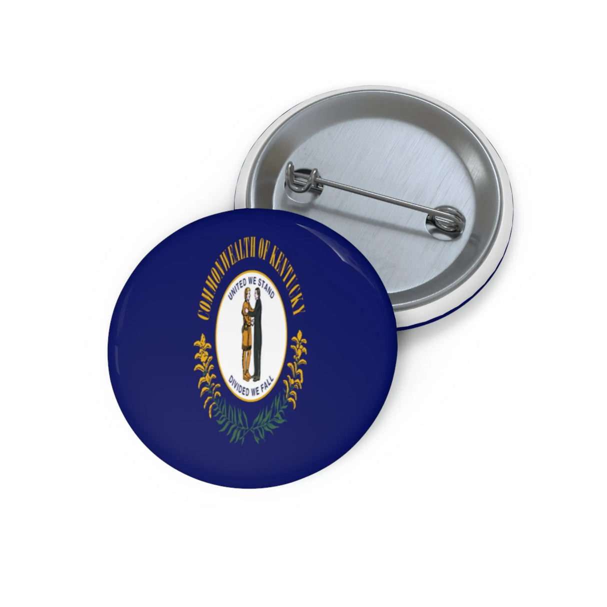 Pin’s drapeau kentucky émail rond attache métal robuste