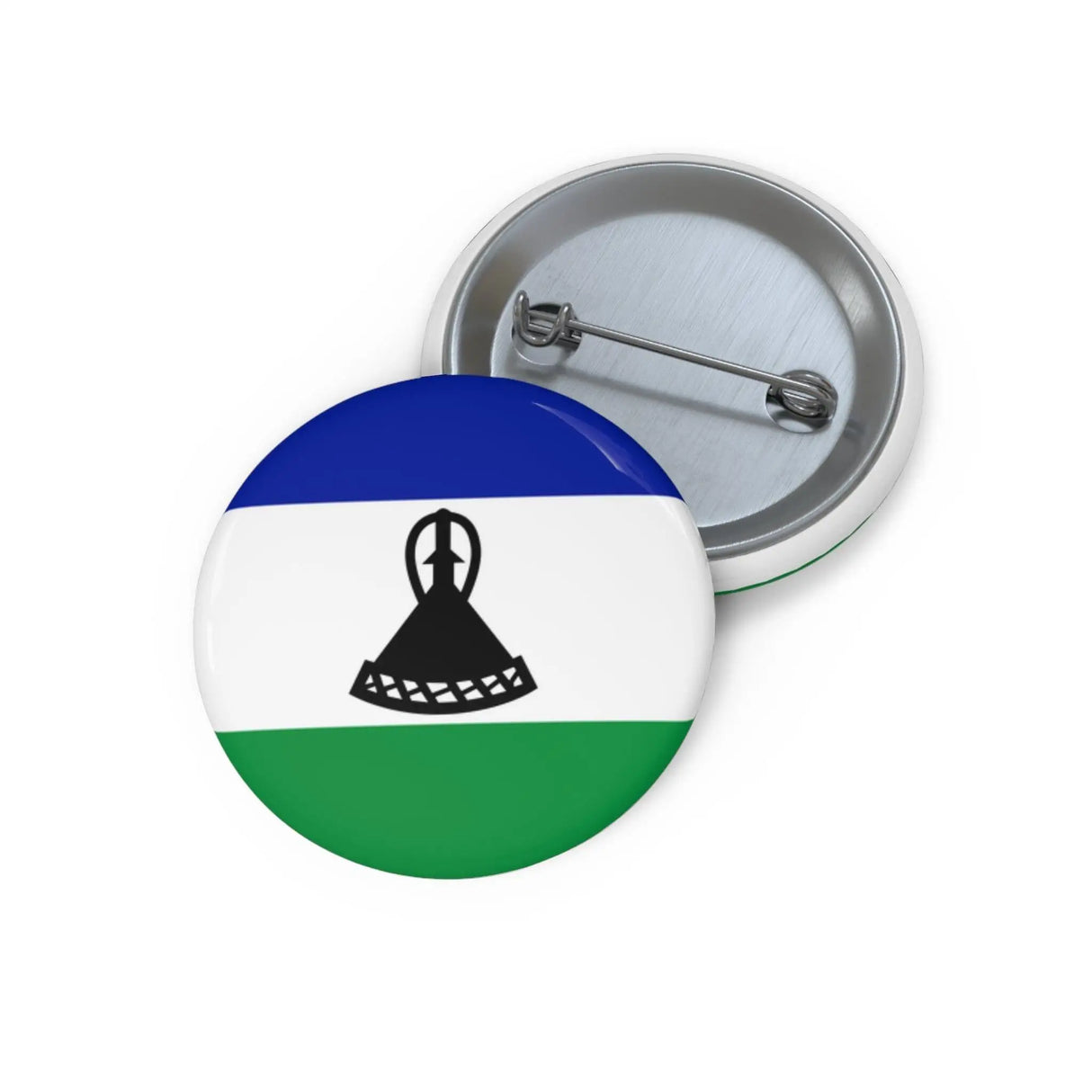 Pin’s drapeau lesotho émail attache métal rond