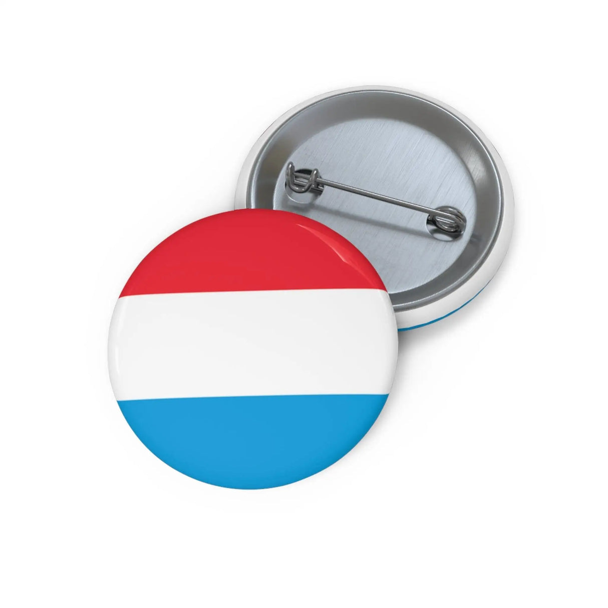 Pin’s drapeau luxembourg émail rond attache métal solide