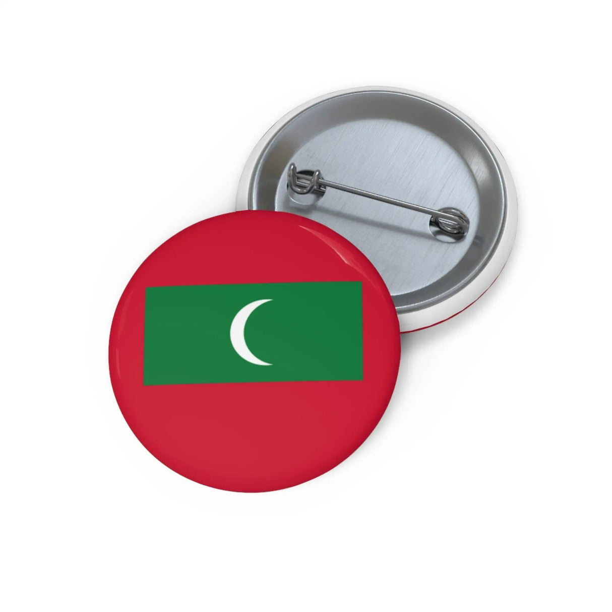 Pin’s drapeau maldives émail rond attache métal durable