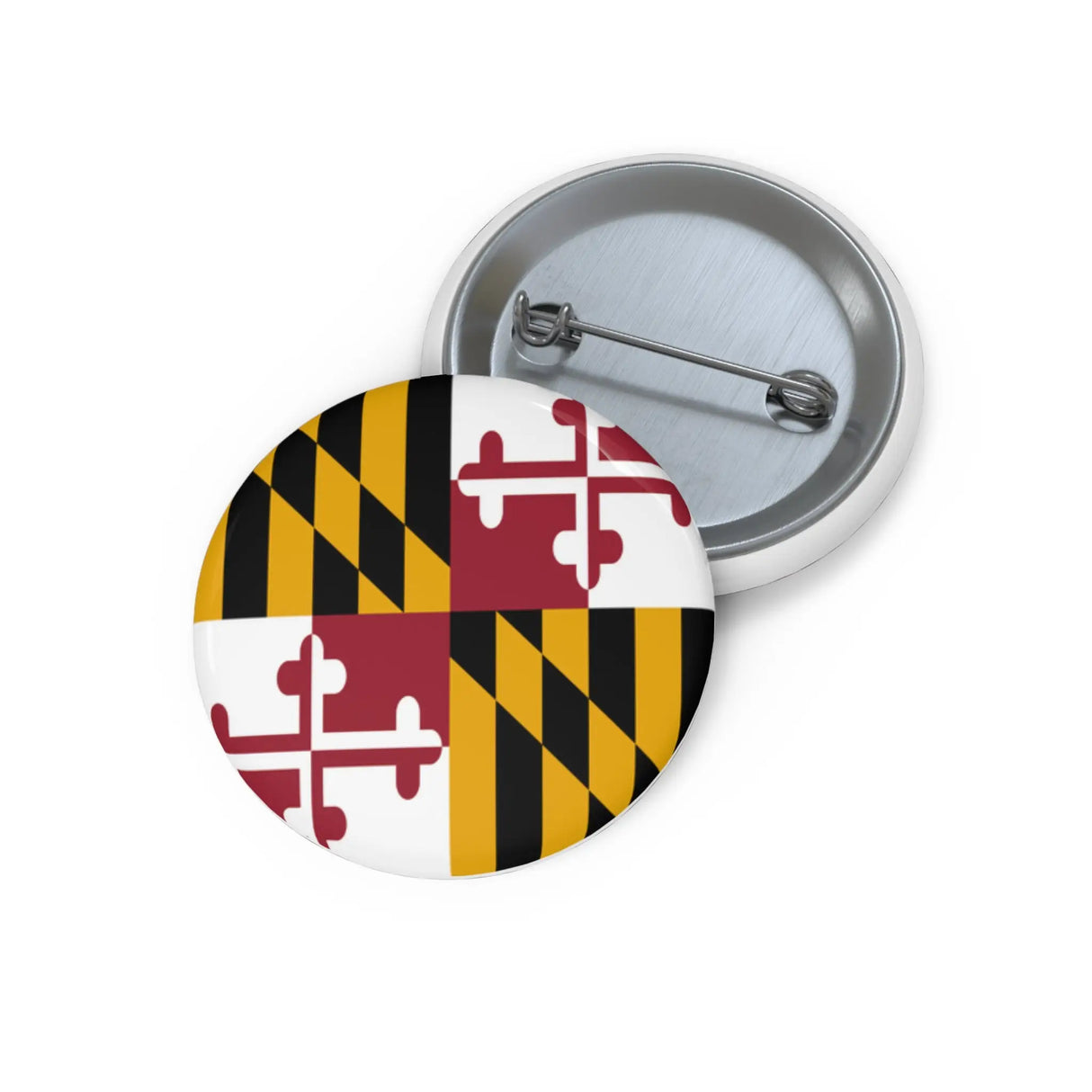 Pin’s drapeau maryland émail attache métal forme ronde