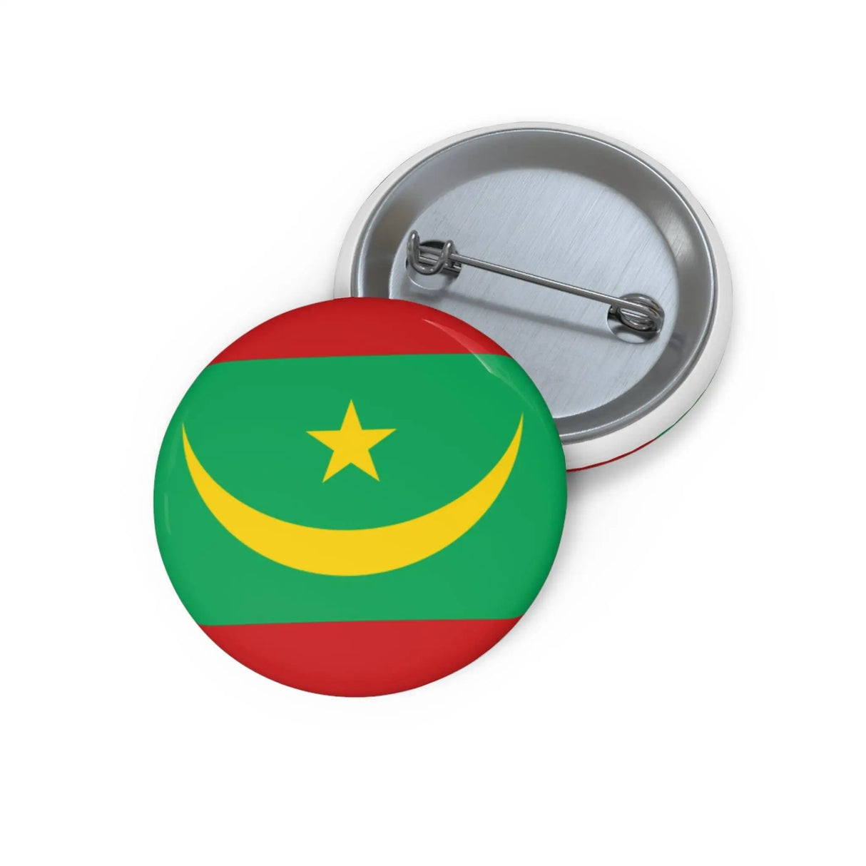 Pin’s drapeau mauritanie émail attache métal rond