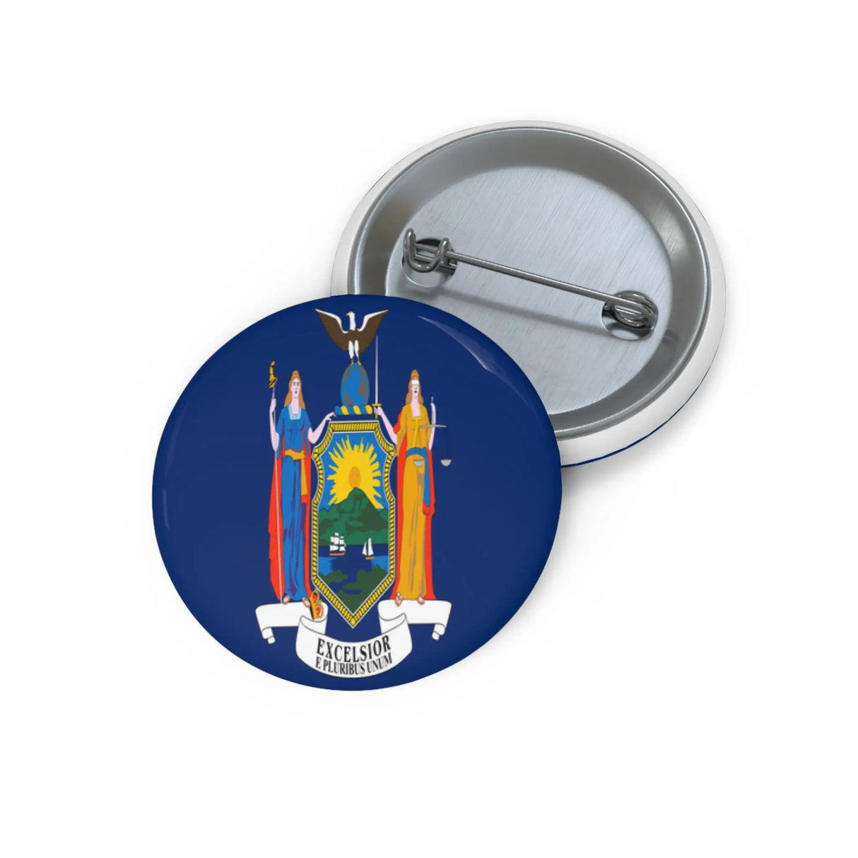 Pin’s drapeau new york émail attache métal élégant