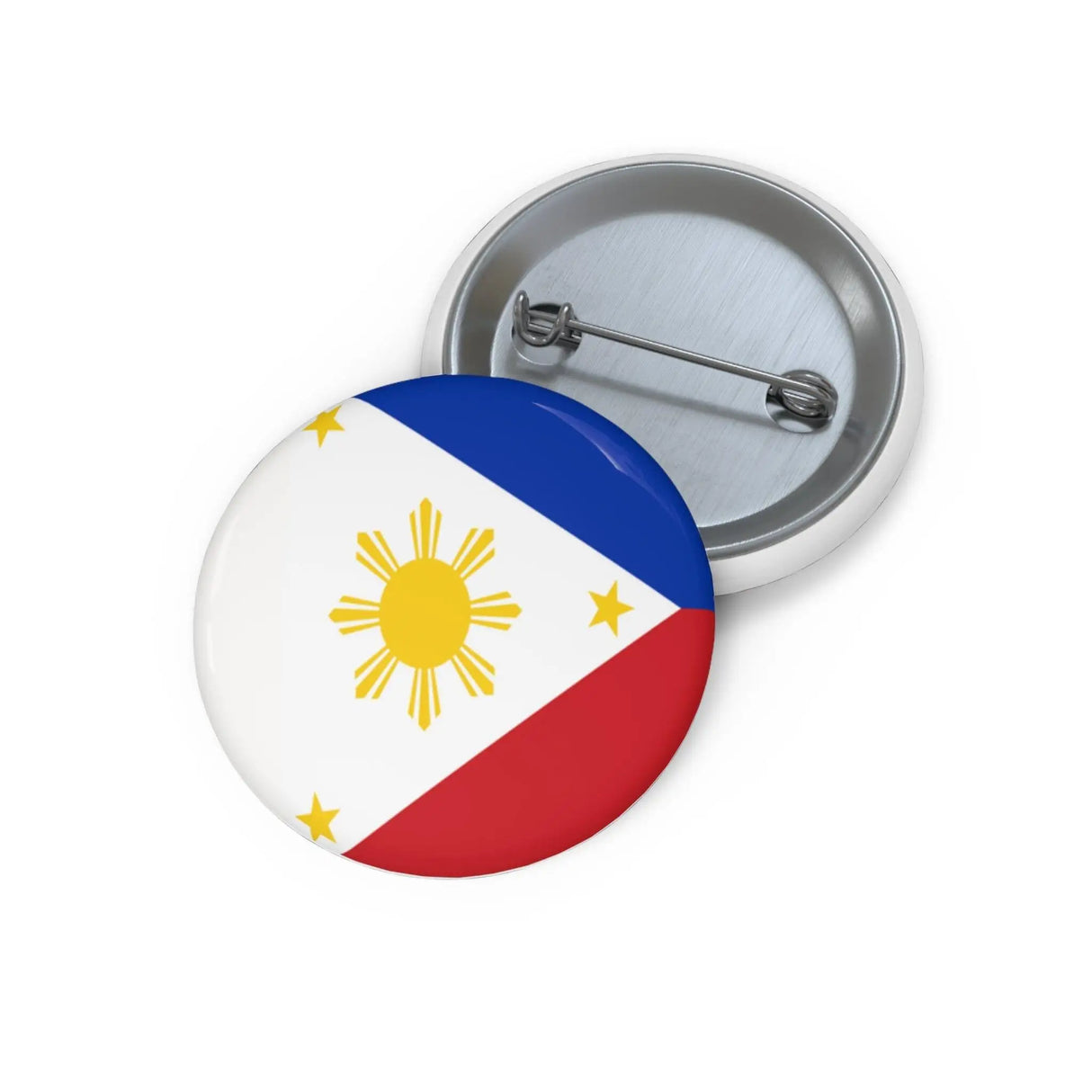 Pin’s drapeau philippines émail attache métal rond coloré