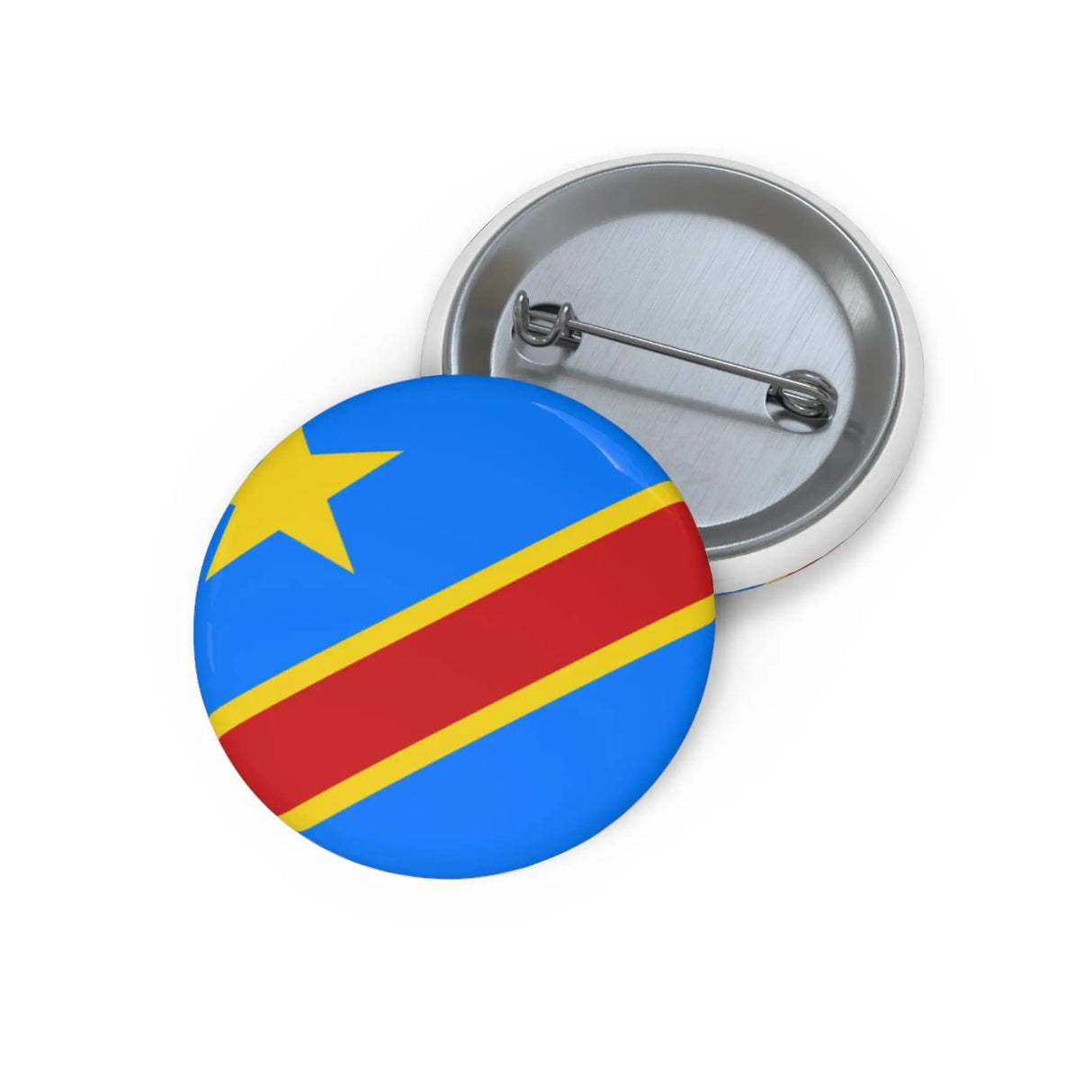 Pin’s drapeau république démocratique émail attache métal