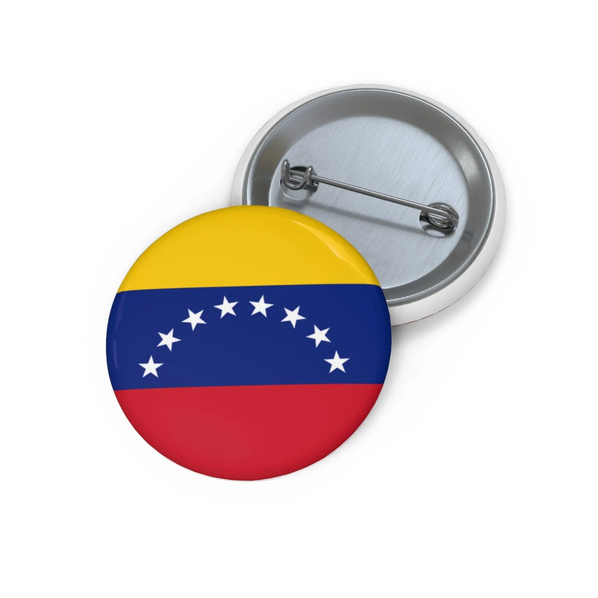 Pin’s drapeau venezuela émail attache métal rond élégant