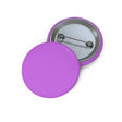 Pin’s drapeau violet clair émail attache métal rond
