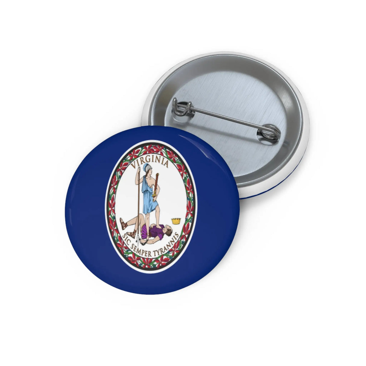 Pin’s drapeau virginie émail attache métal original