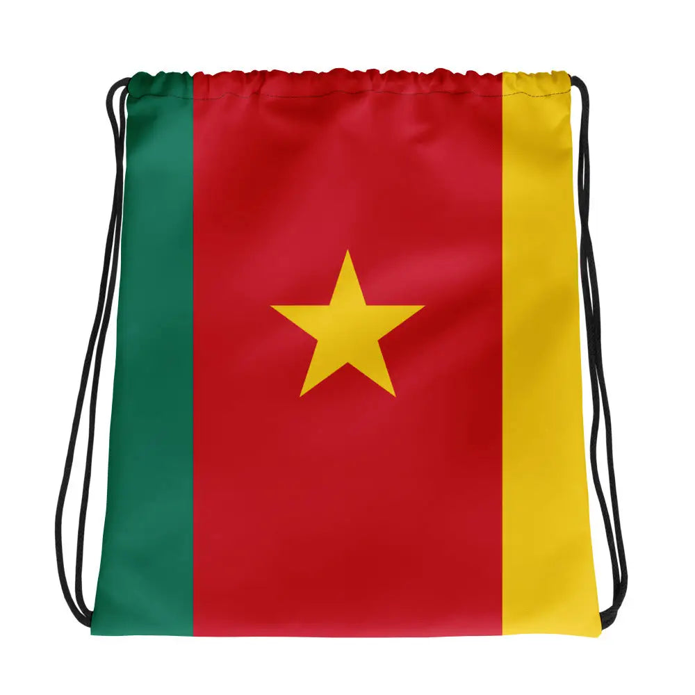 Sac à cordon cameroun coton polyester style sportif
