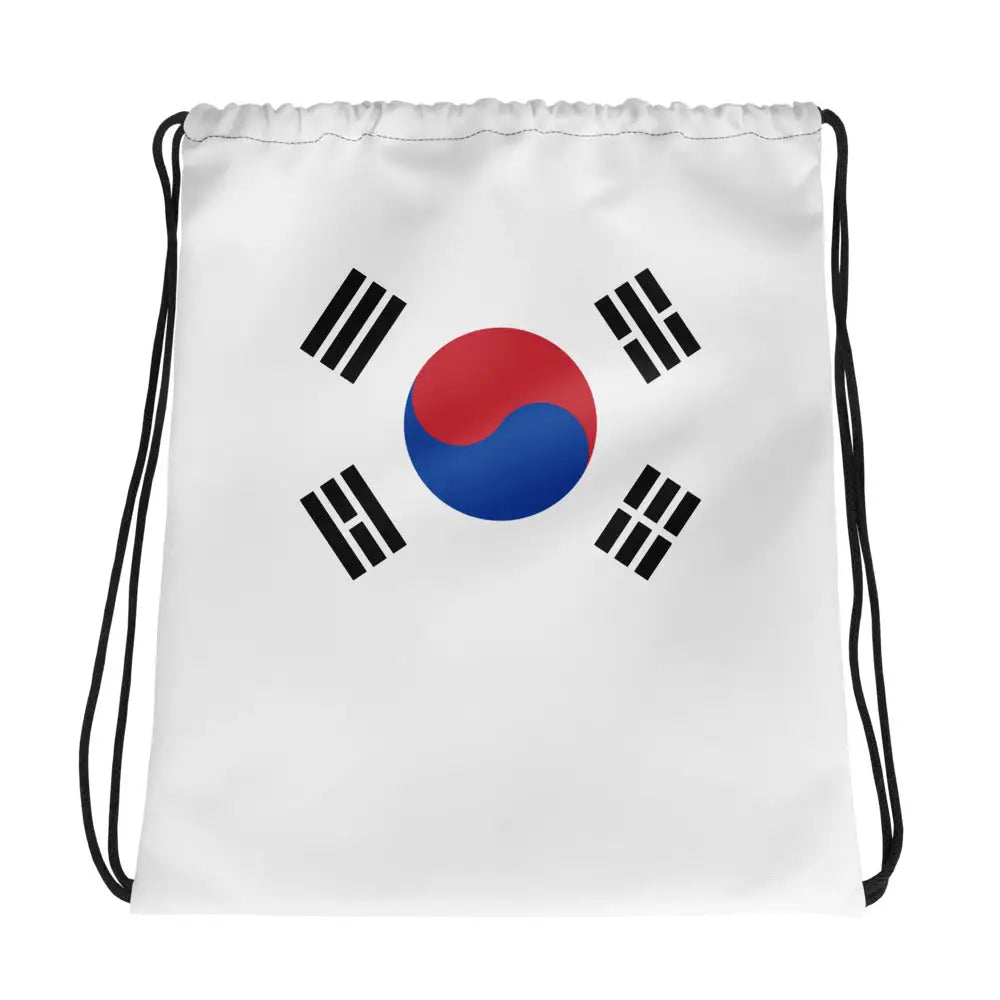 Sac à cordon corée du sud coton polyester léger polyvalent