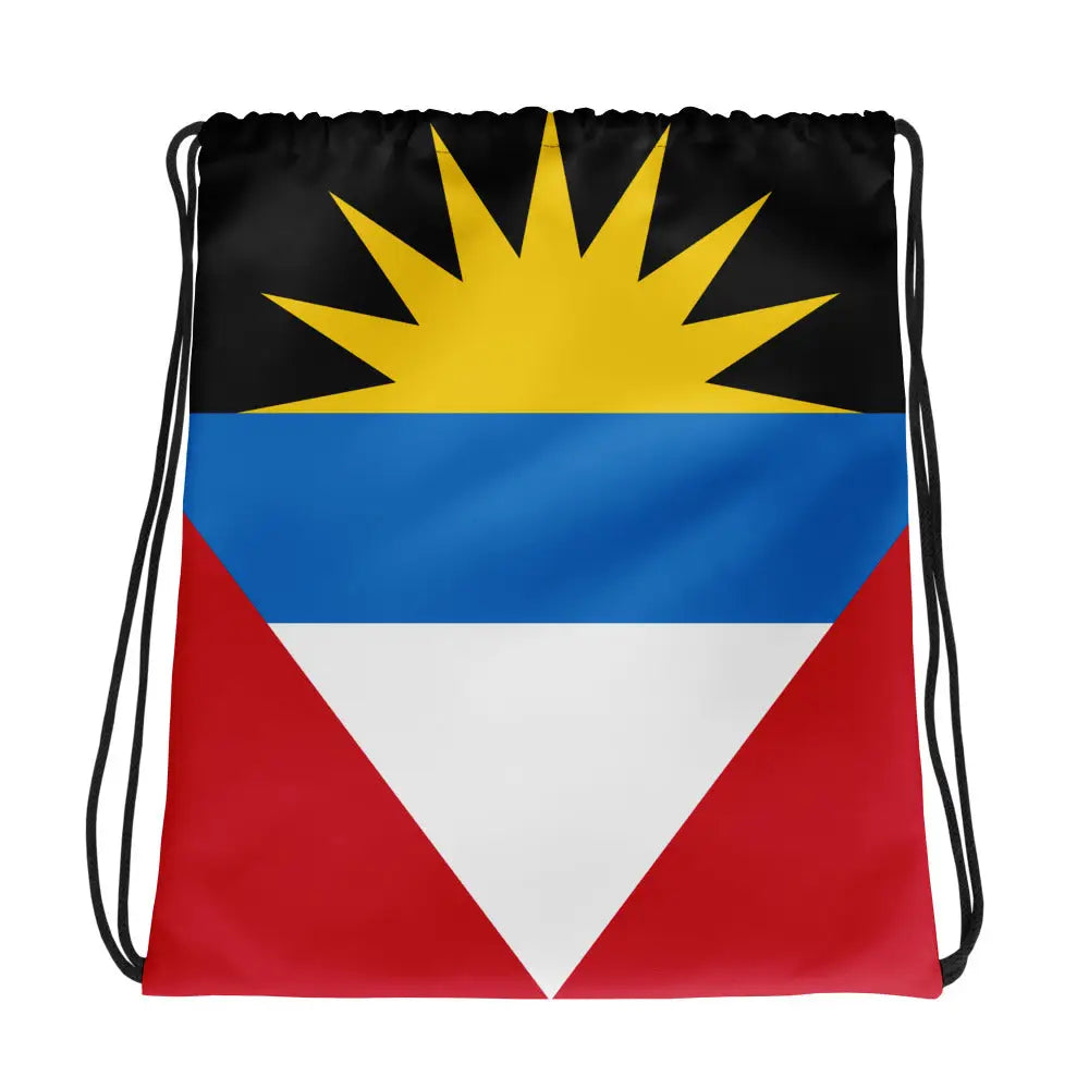 Sac à cordon drapeau antigua-et-barbuda coton polyester