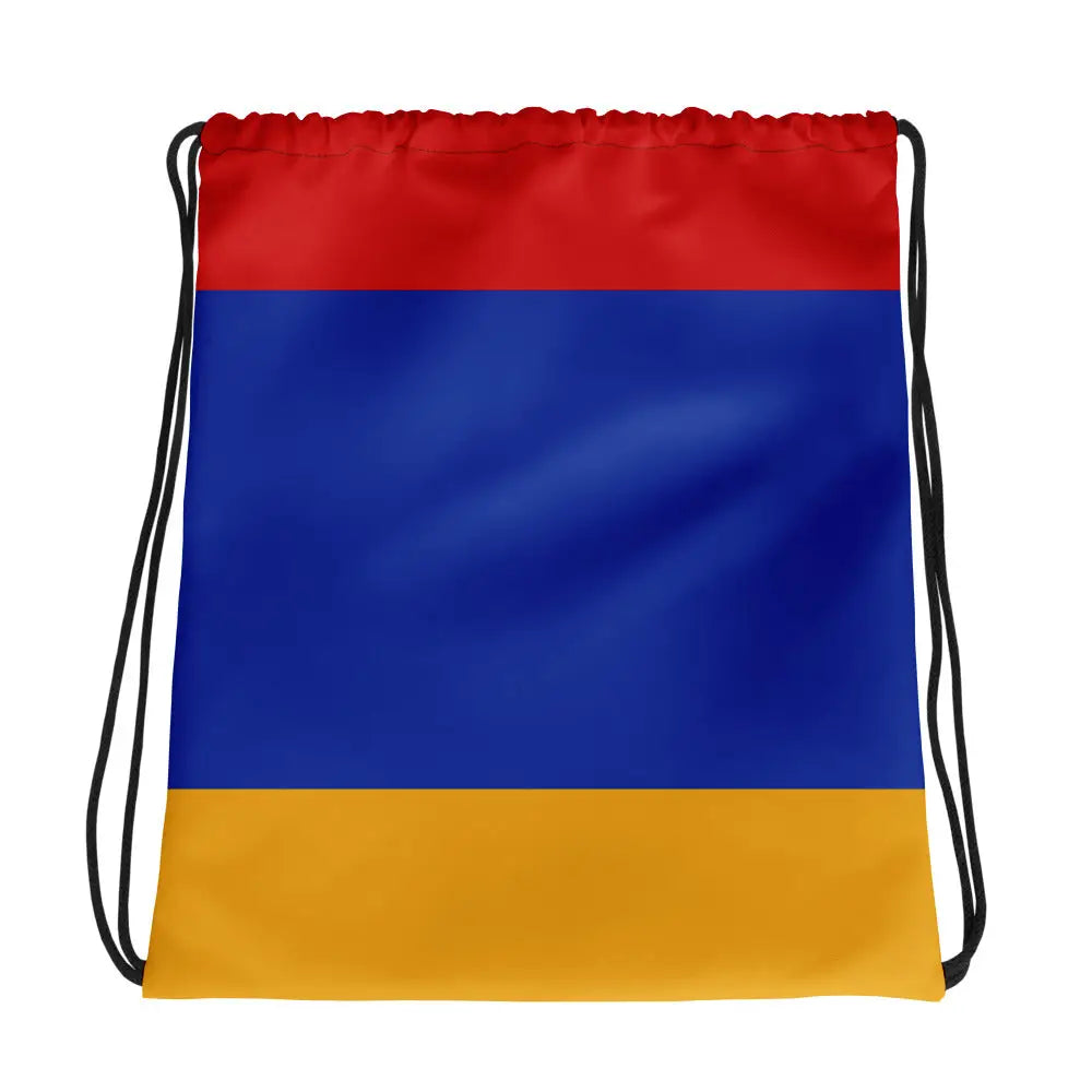 Sac à cordon drapeau arménie coton polyester léger