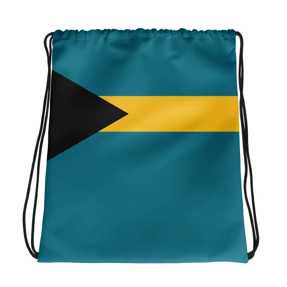 Sac à cordon drapeau bahamas coton polyester léger