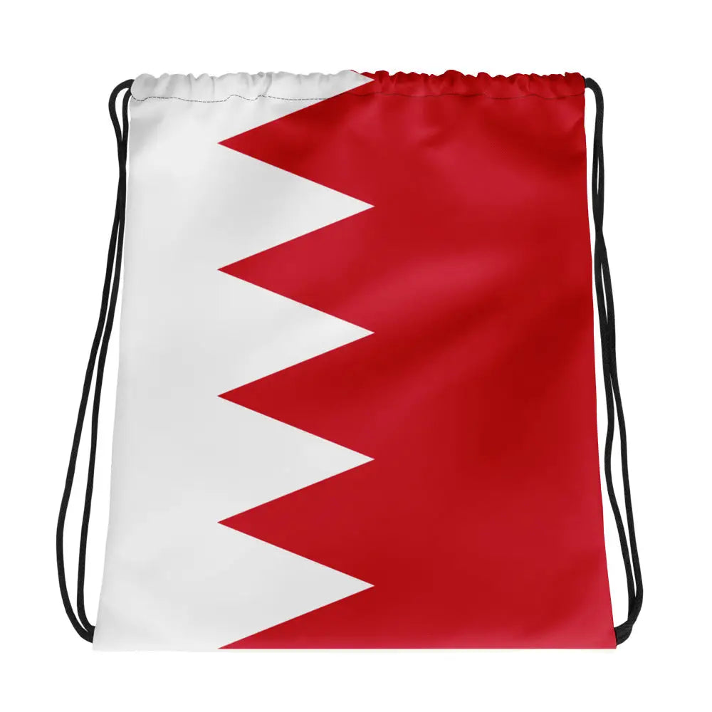 Sac à cordon drapeau bahreïn coton polyester léger