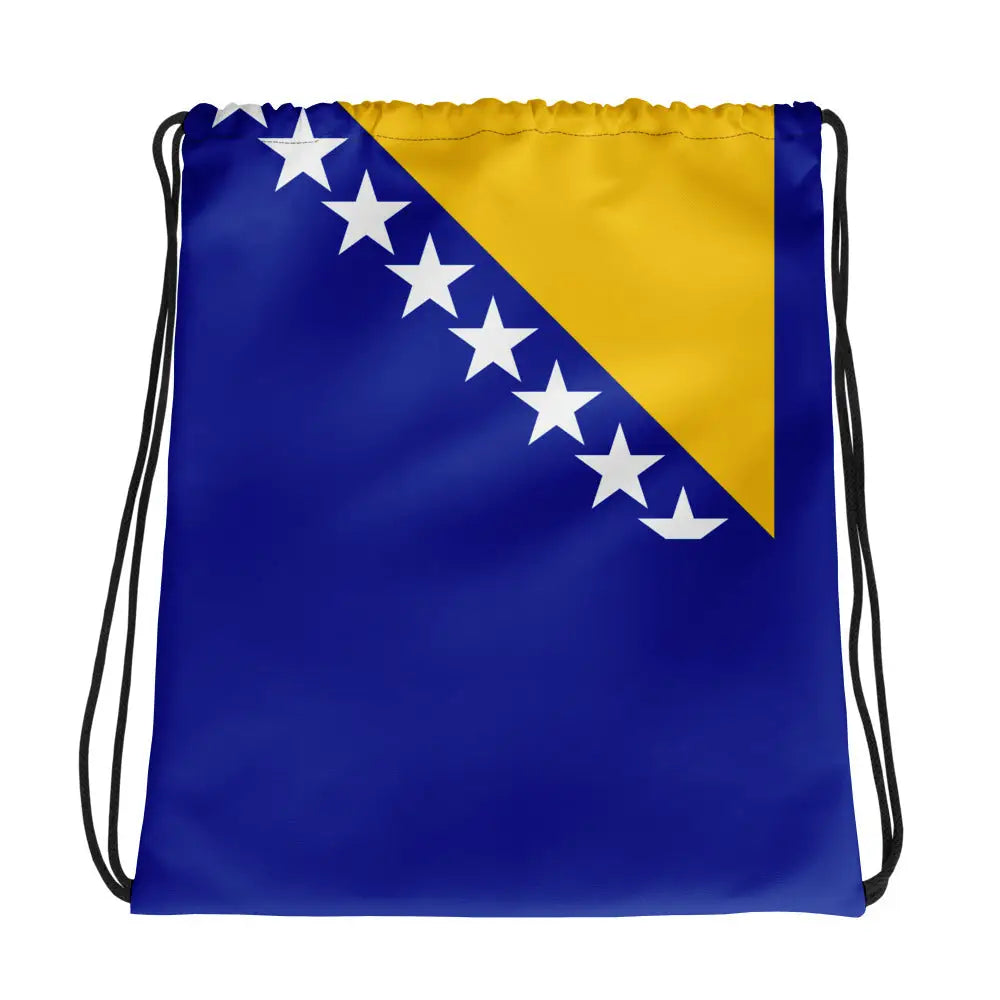 Sac à cordon drapeau bosnie-herzégovine coton polyester