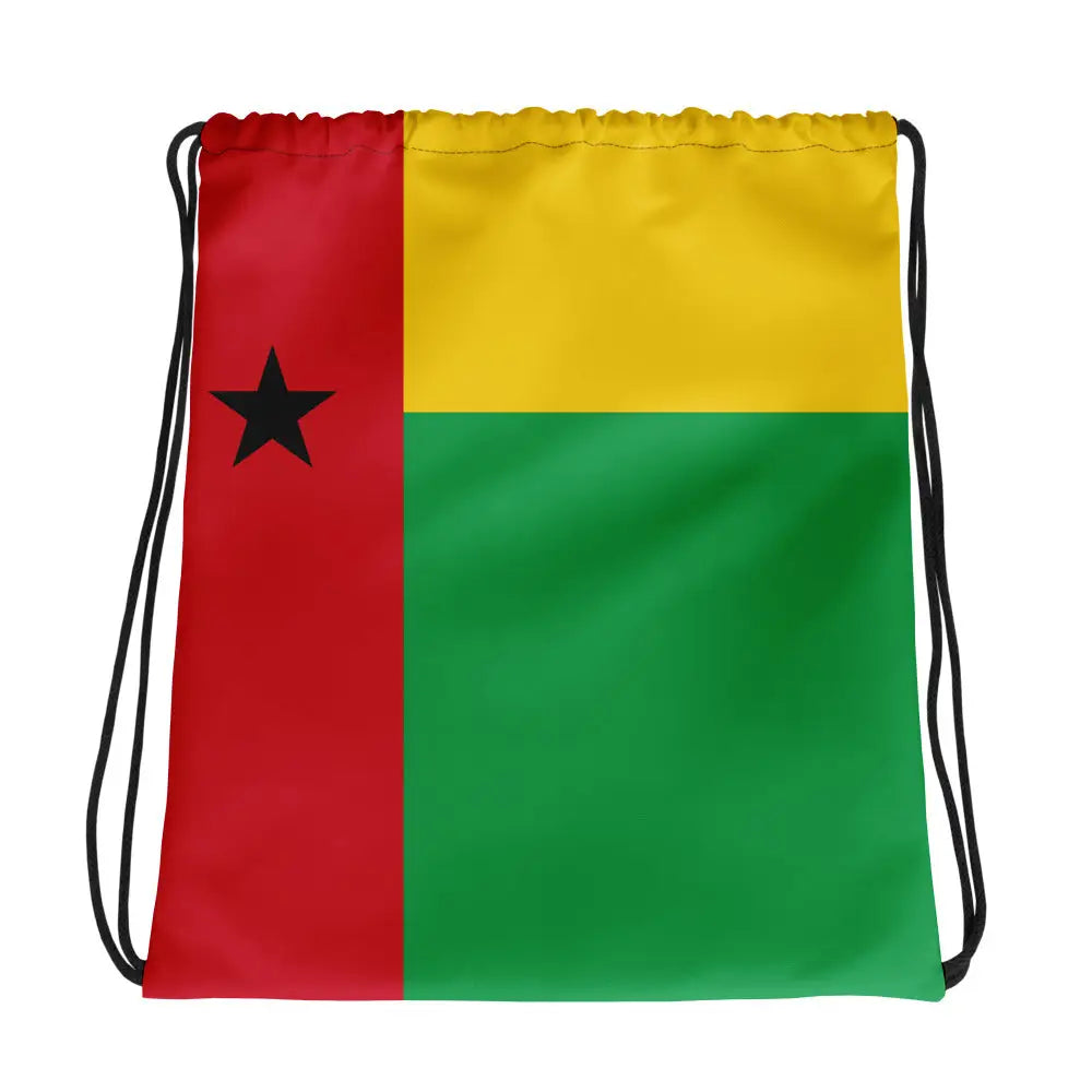 Sac à cordon drapeau guinée-bissau coton polyester léger