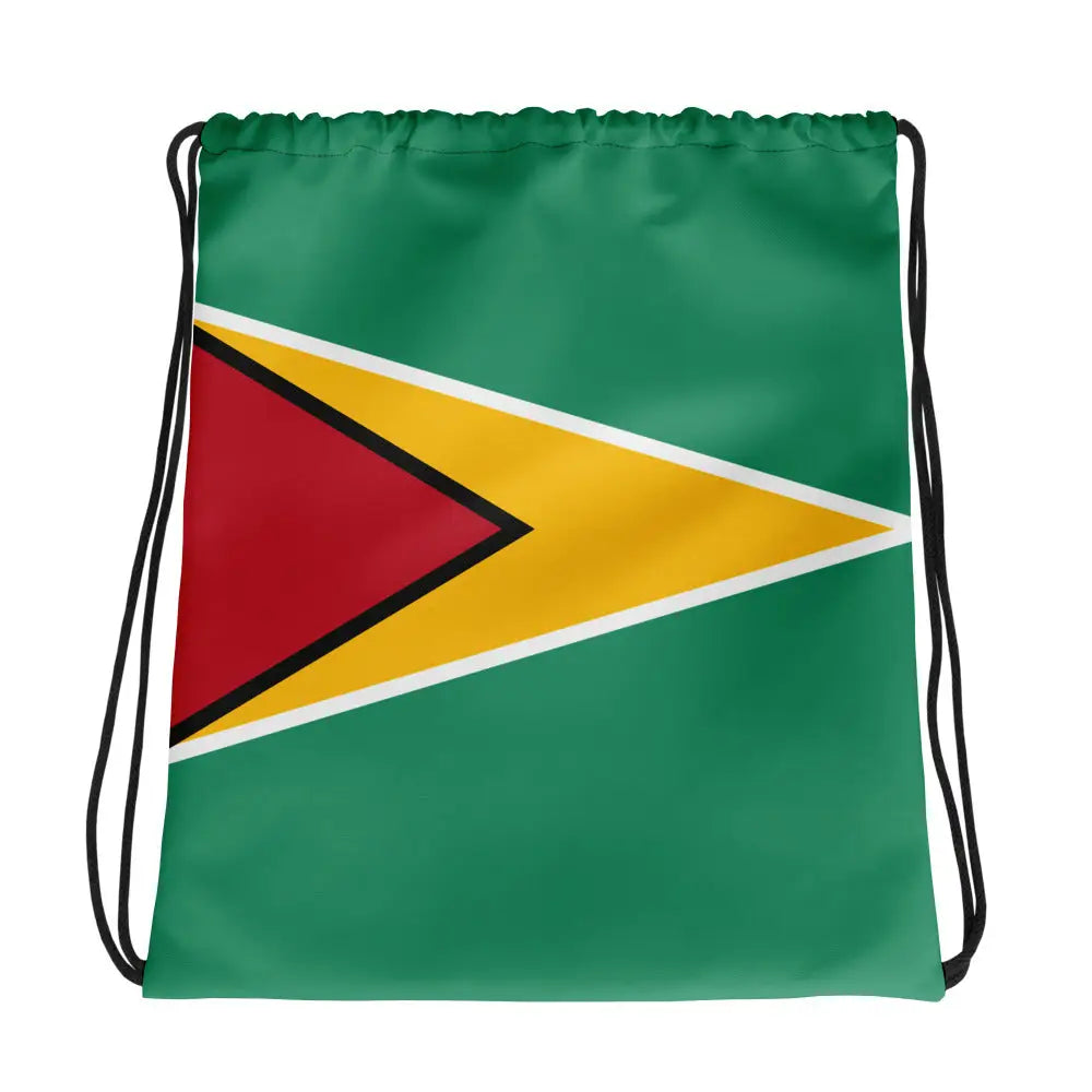 Sac à cordon drapeau guyana coton polyester polyvalent