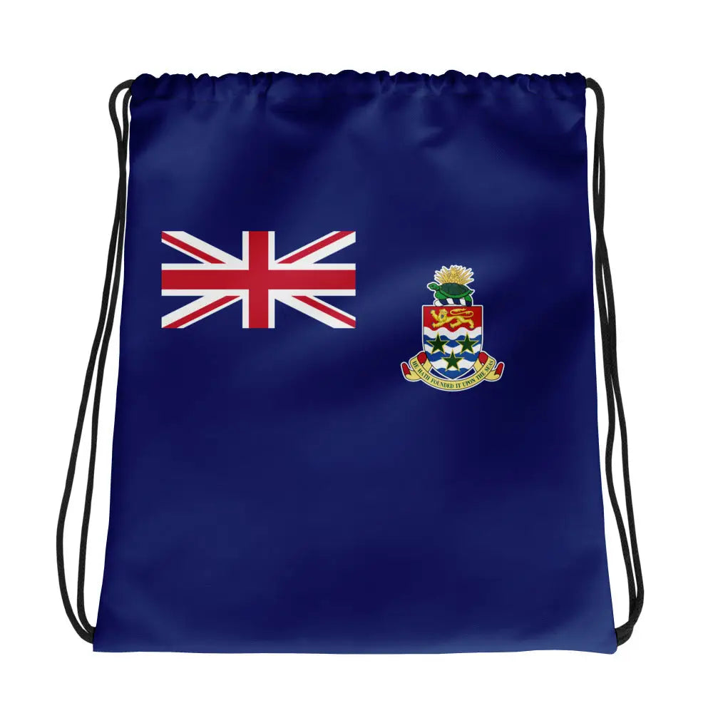 Sac à cordon drapeau îles caïmans coton polyester léger
