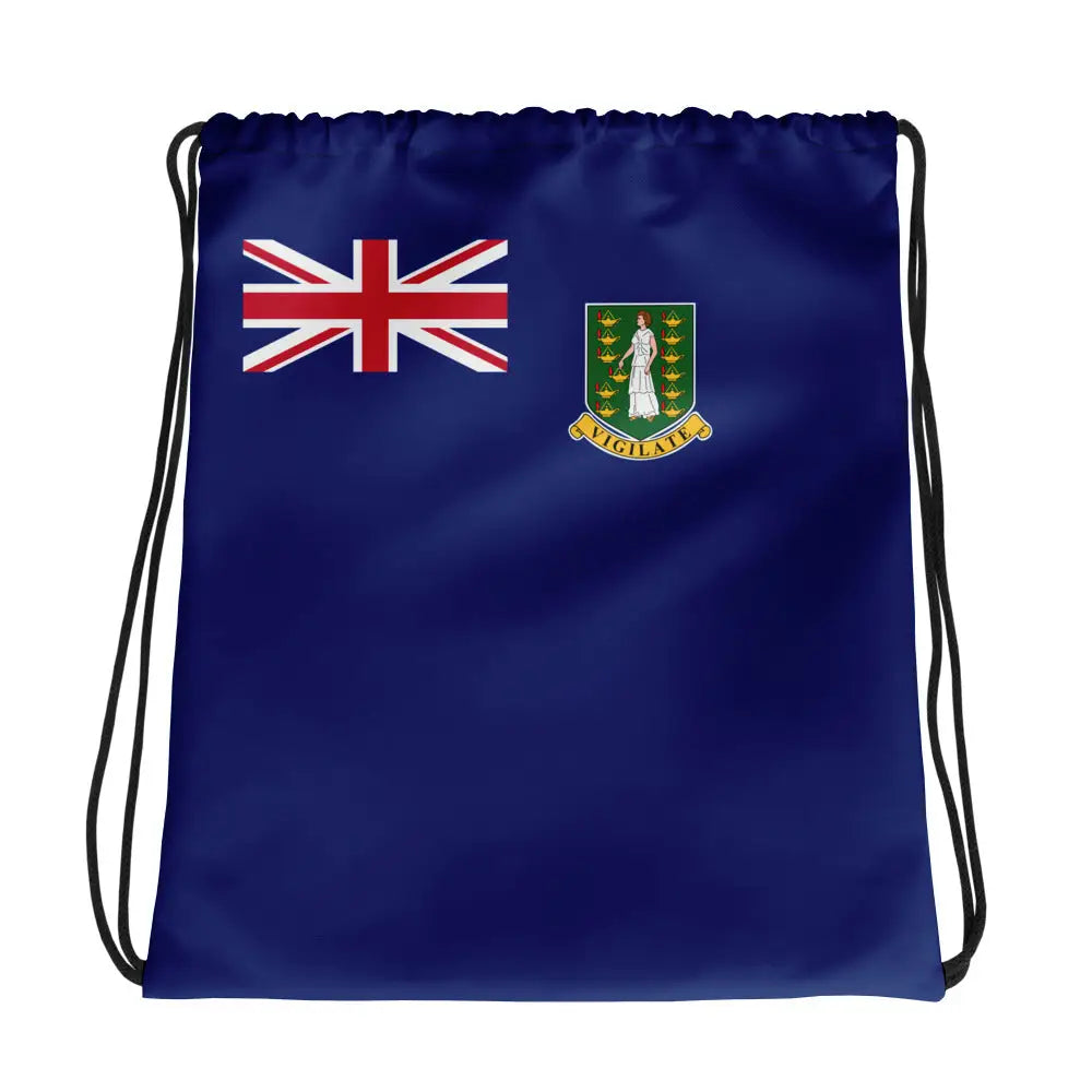 Sac à cordon drapeau îles vierges coton polyester léger