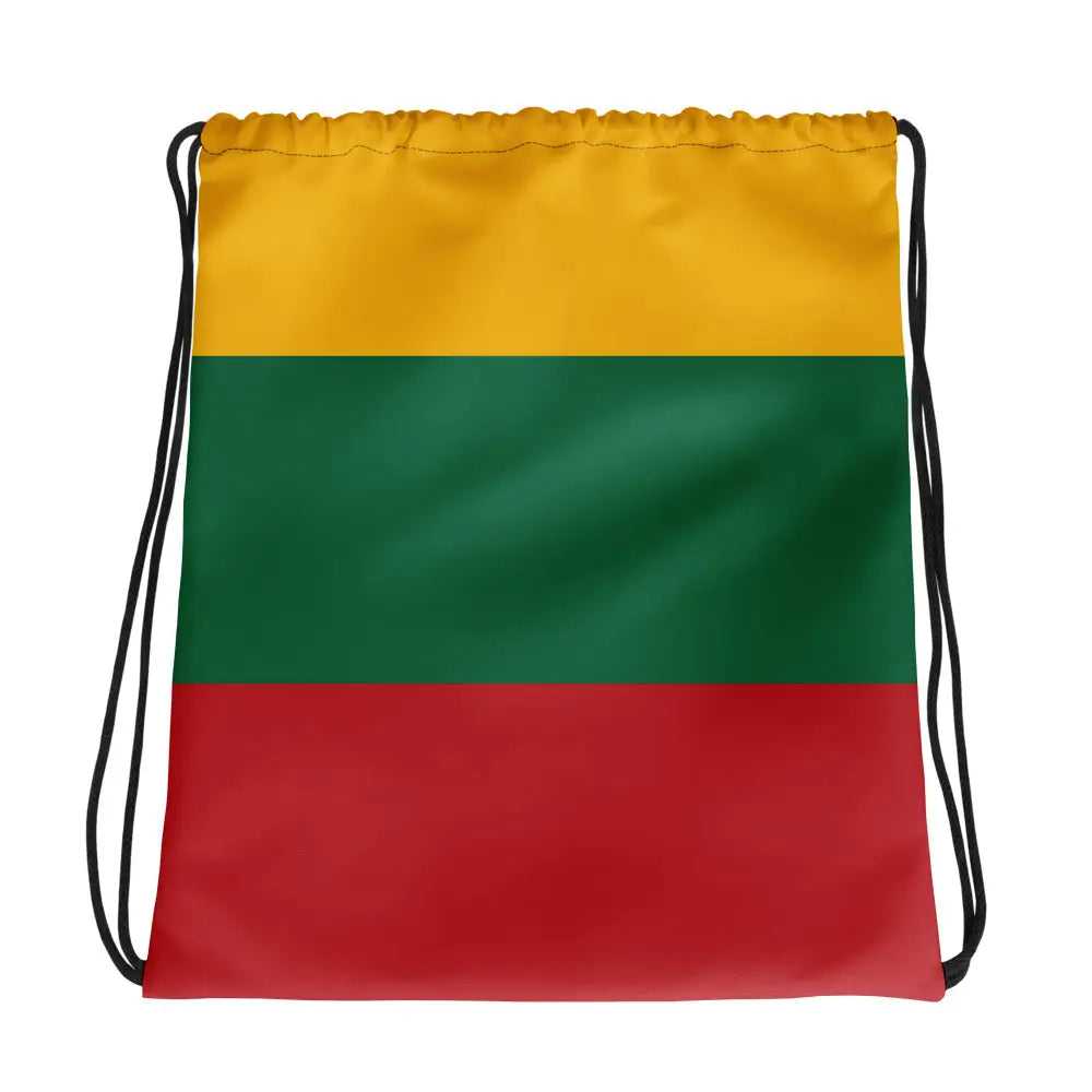 Sac à cordon drapeau lituanie coton polyester léger
