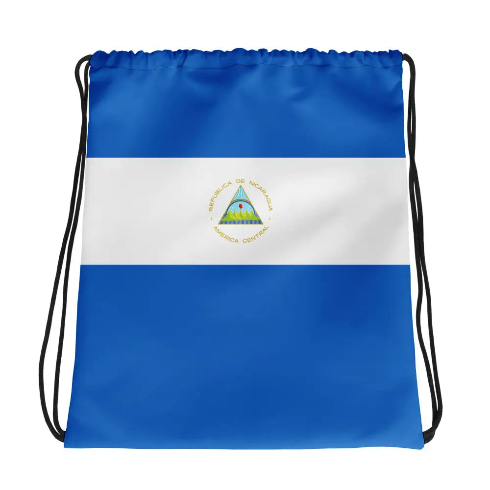 Sac à cordon drapeau nicaragua coton polyester léger sportif
