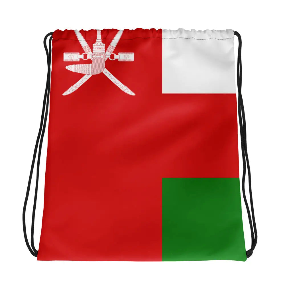 Sac à cordon drapeau oman coton polyester léger polyvalent
