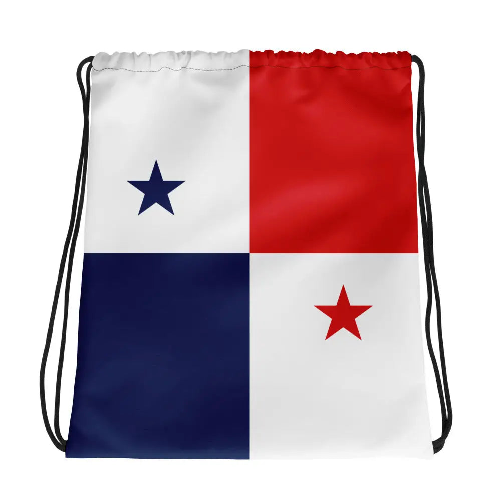 Sac à cordon drapeau panama coton polyester léger