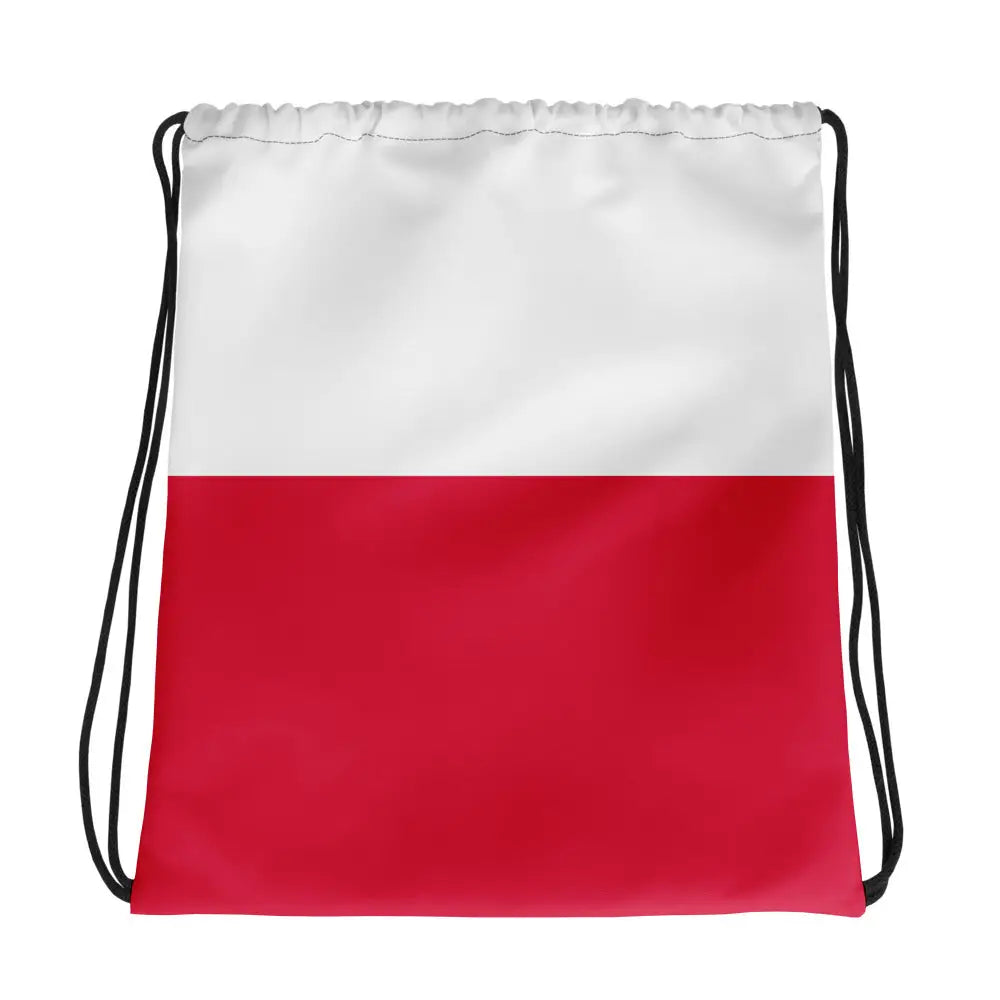 Sac à cordon drapeau pologne coton polyester style sportif