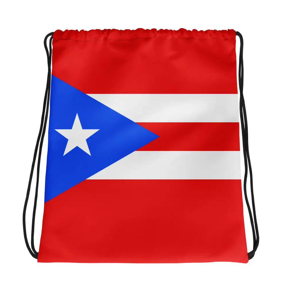Sac à cordon drapeau porto rico coton polyester léger