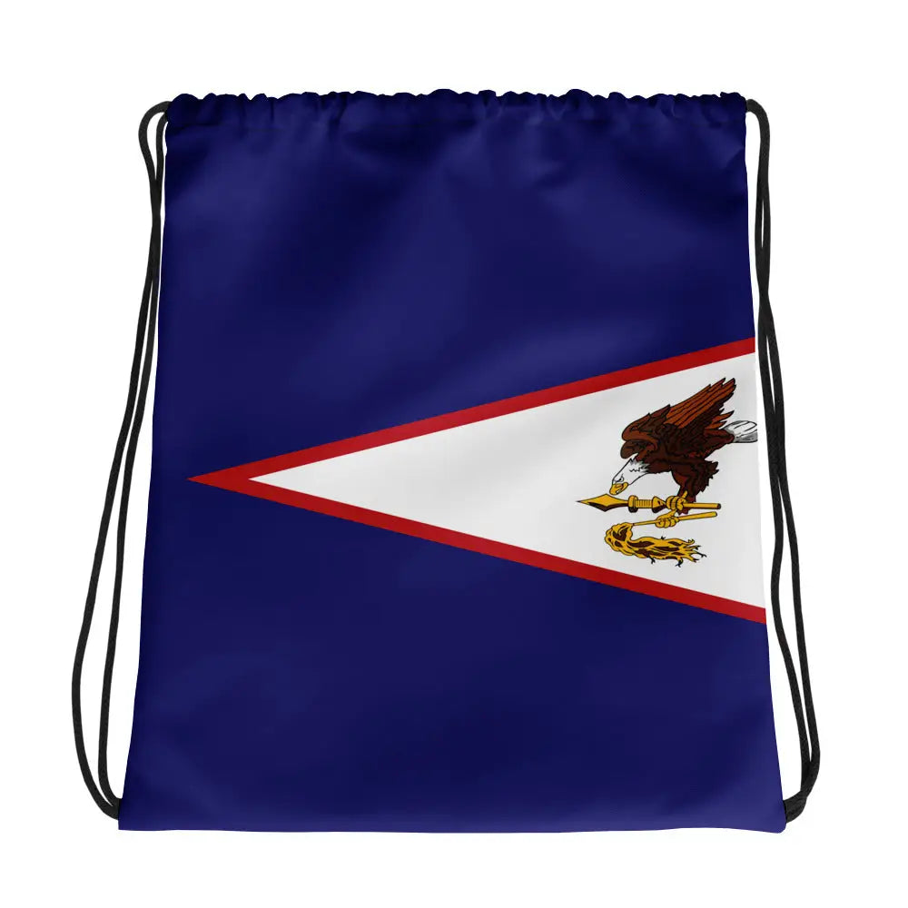 Sac à cordon drapeau samoa américaines coton polyester