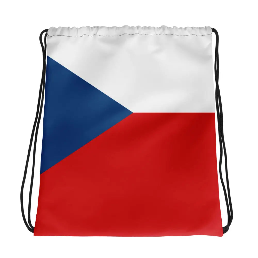Sac à cordon drapeau tchéquie coton polyester léger