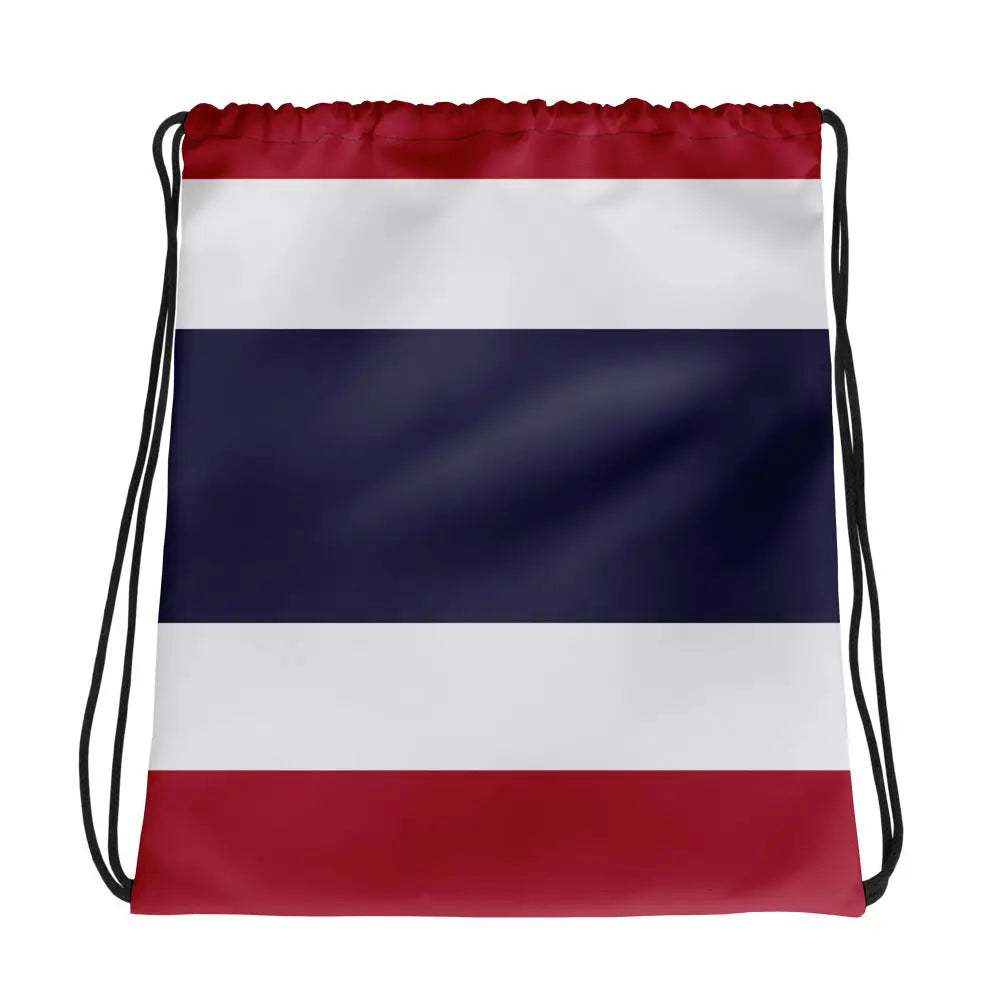Sac à cordon drapeau thaïlande coton polyester léger
