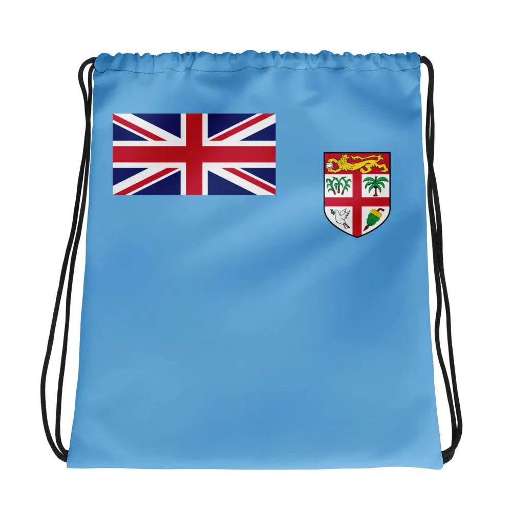 Sac à cordon fidji coton polyester léger fermeture à cordon