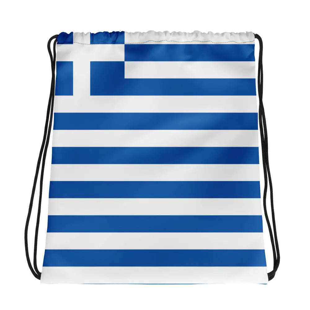 Sac à cordon grèce coton polyester léger fermeture à cordon