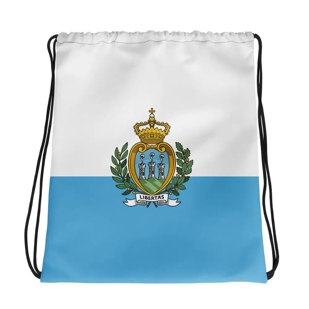 Sac à cordon saint-marin coton polyester léger polyvalent