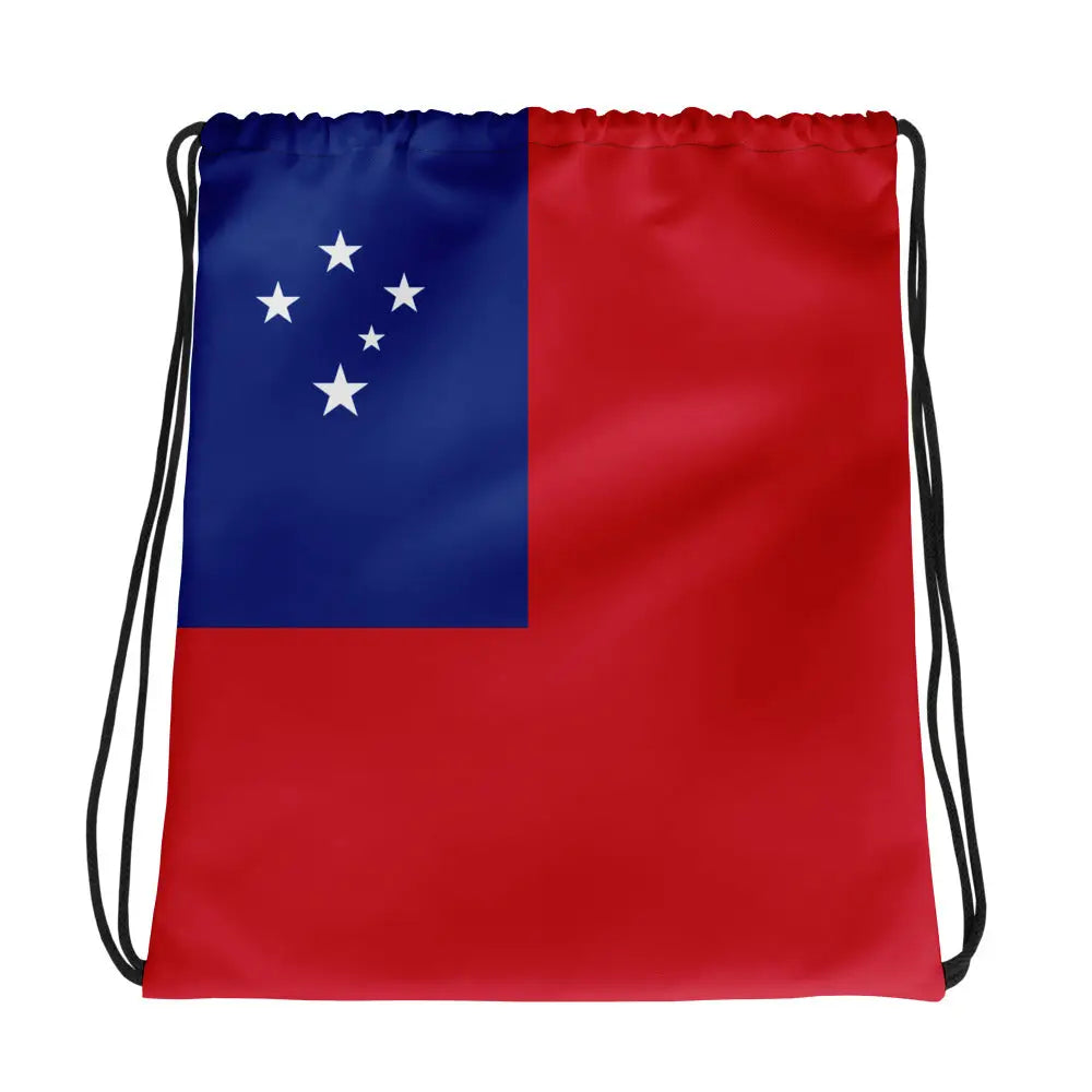 Sac à cordon samoa coton polyester style sportif léger