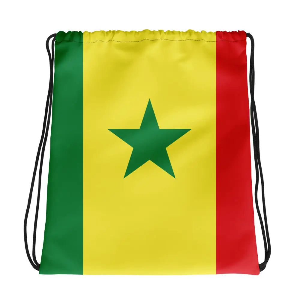 Sac à cordon sénégal coton polyester léger fermeture cordon