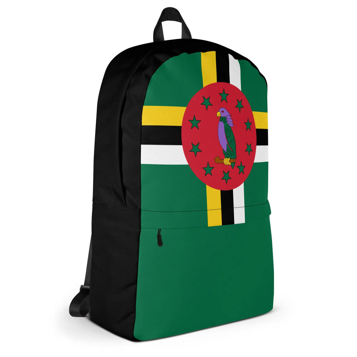 Sac à dos dominique polyester léger fermeture éclair robuste