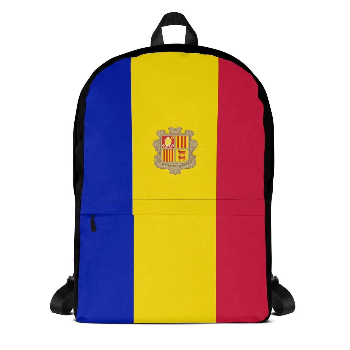 Sac à dos drapeau andorre polyester léger résistant