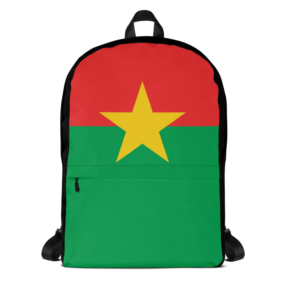 Sac à dos drapeau burkina faso polyester fermeture éclair
