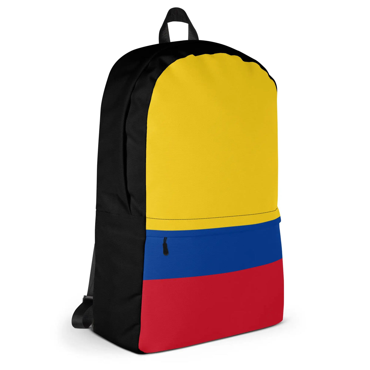 Sac à dos drapeau colombie polyester fermeture éclair robuste