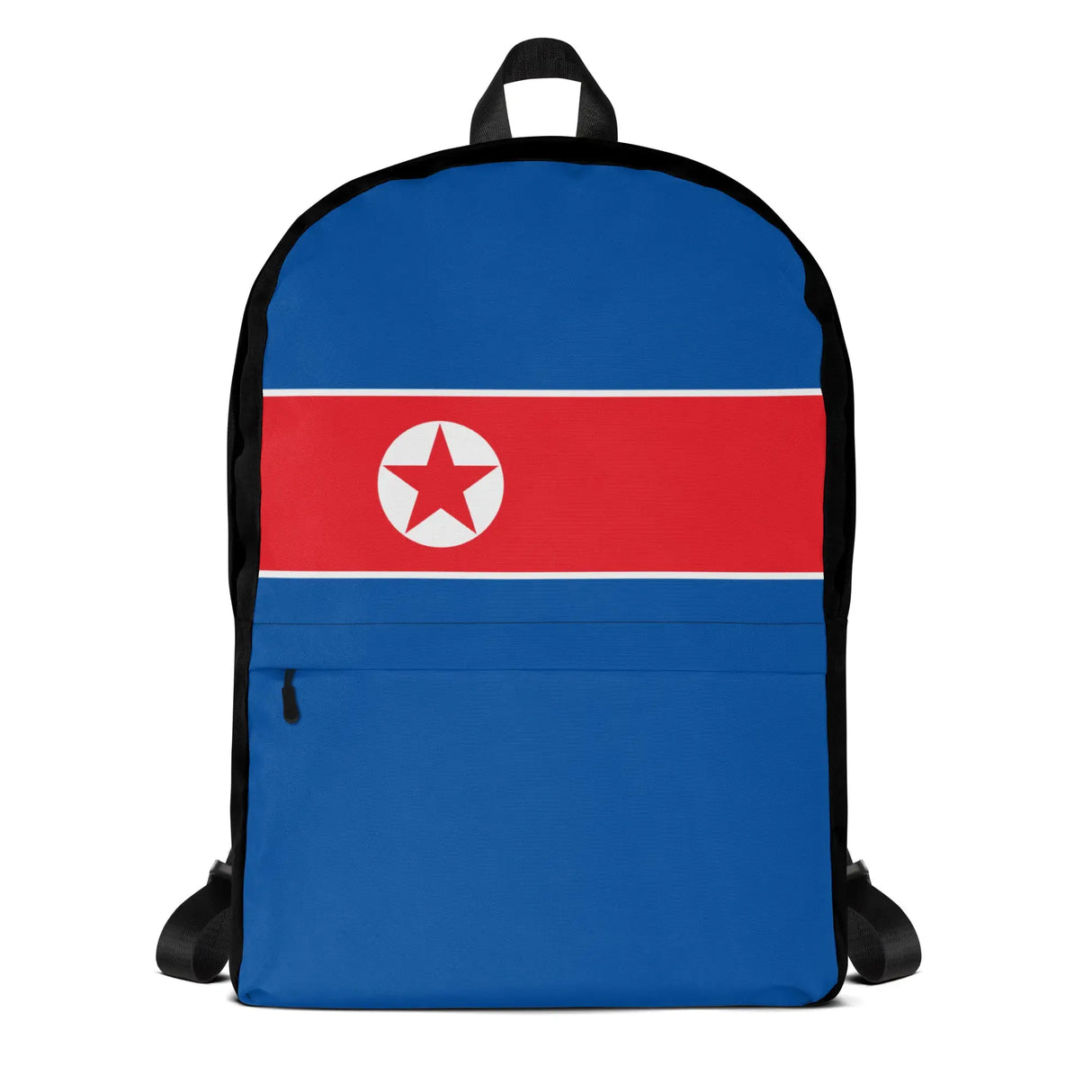 Sac à dos drapeau corée du nord polyester fermeture éclair