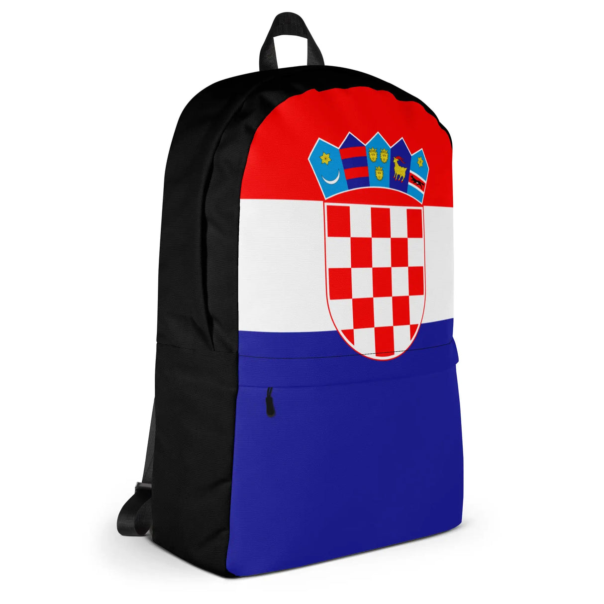 Sac à dos drapeau croatie polyester léger fermeture éclair